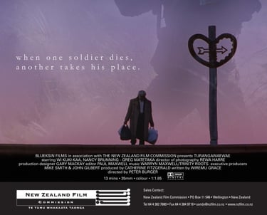 Poster for 'a place to live' screening hosted by Auckland International Film Club.