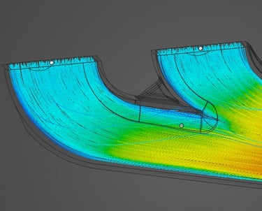 simulación térmica para el diseño de una pieza de motociclismo