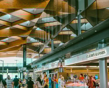 Commercial high level vacuuming