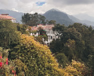 Panoramic View in Bogota, Colombia, South America
