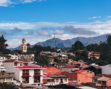 Salento Town in Colombia