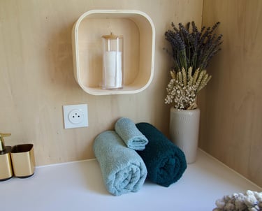 Serviettes incluses Tiny-house Saignon (Luberon)