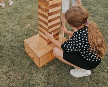 XXL Jenga žaidimas nuomai Klaipėdoje
