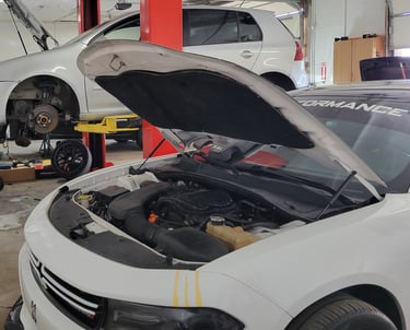 Cars in the Repair Shop