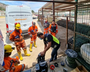 capacitacion a mineros sobre el uso correcto de maquina