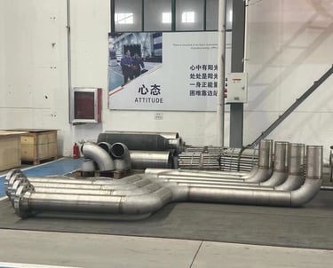 PMI PIPING Pressure Pipes and Elbows