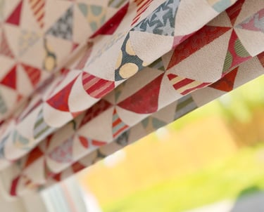 colourfull curtains