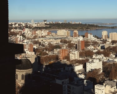 Panoramic view of Montevideo, Uruguay