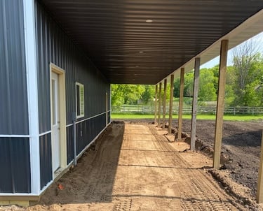 shed pad site grading