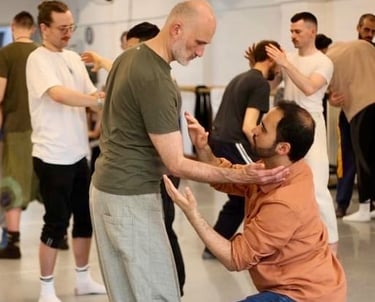 men exploring healing touch