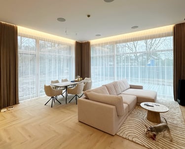 elektra valdomos užuolaidos