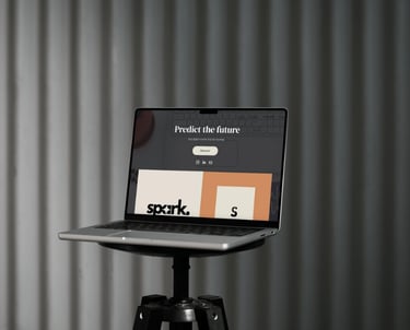 mockup d'un site Web avec un Mac