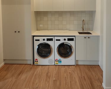 Custom Laundry cabinets