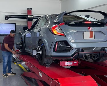 Honda civic lowered wheel alignment