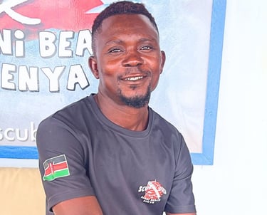 Scuba duka staff Kassim Dive master and guide