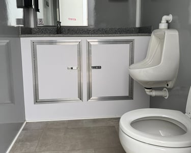 luxury portable restroom rental