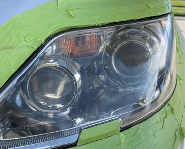 luxury 2008 lexus ls460 headlight restoration