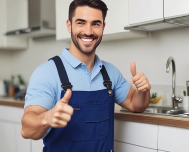 a person wearing a hard hat and holding a yellow object