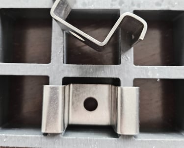 M Clips - FRP Fixing Option by BC Grates