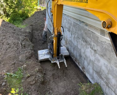 foundation repairs for a home in North Bay