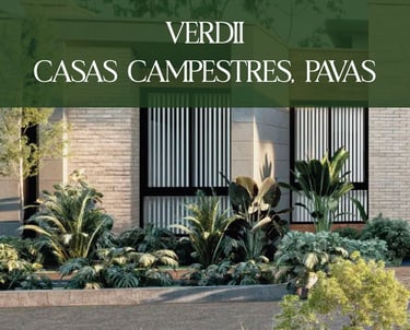 Verdii Casas Campestres en Cerritos. Proyectos Sobre Planos en Pereira