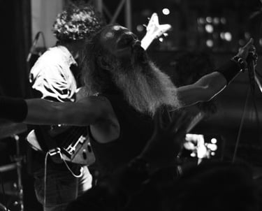 Uday Iyer makes a special appearance as vocalist for a couple of songs with Dead Exaltation.