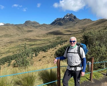 on the way to Rucu Pichincha Summit