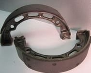 vintage Harley Davidson motorcycle brake shoes 