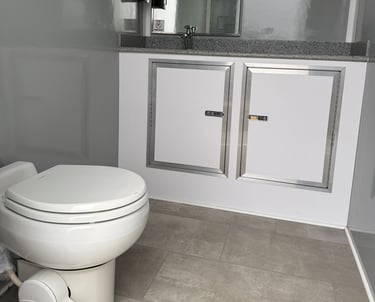 luxury portable restroom rental