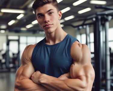 A group of children writing down their fitness goals on colorful paper in a bright gym.