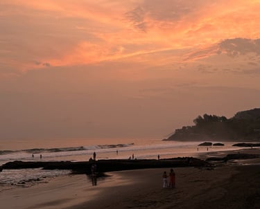 sunset at el zonte