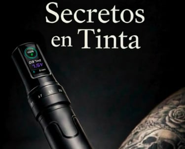 Portada del libro de tatuajes Secretos en Tinta, guía profesional sobre técnica y errores comunes de