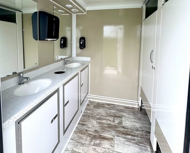 luxury rental bathrooms
