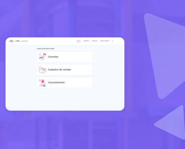 Home do produto interno de operações em farmácia meuDNA