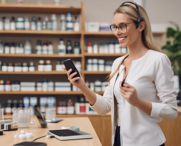 A serene wellness space with natural light and calming decor.