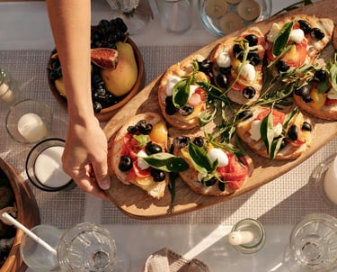 Experiencia gastronómica casual con servicio de chef privado