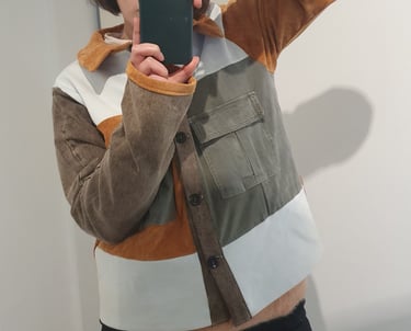 transformation de pantalons en veste