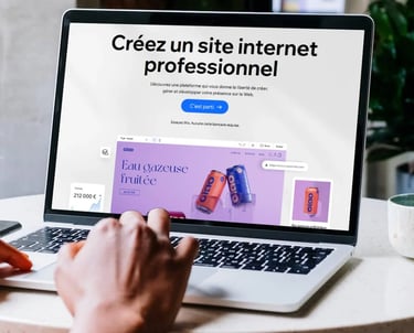 Présentation d'un site Web avec un Mac