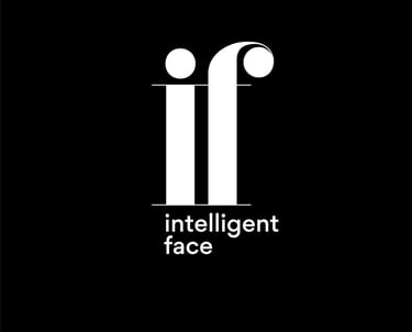 a black and white logo with the word if it's intelligent