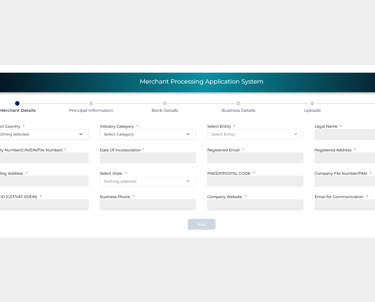 Automated onboarding cross border payments
