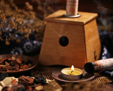 bastão de moxaterapia