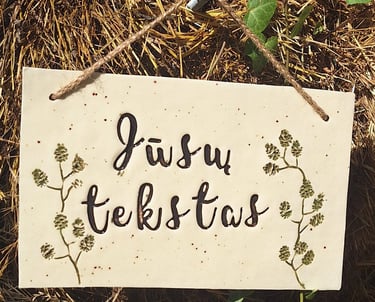 individuali iškaba personalizuota iškaba užrašas namams