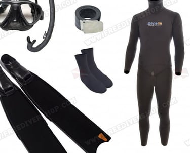 Freediving Gear for rent on Curacao