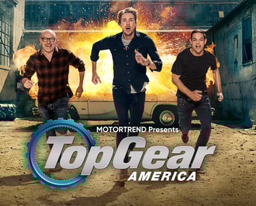 poster for a show airing on motortrend plus