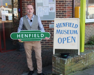 Stephen at Henfield Museum