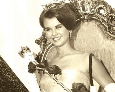 Debbie Barnes of Moran Kansas was crowned Miss America in 1968