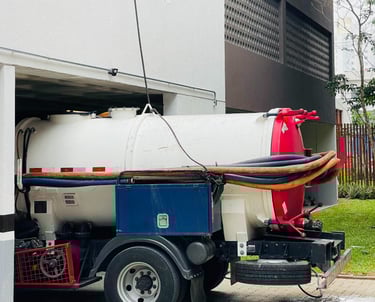 desentupimento com caminhão