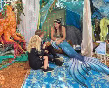 Professional Mermaid at an event