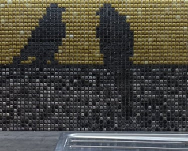 Individuelles Glasmosaik für die Küche Verleihe deiner Küche mit einem maßgeschneiderten Glasmosaik 