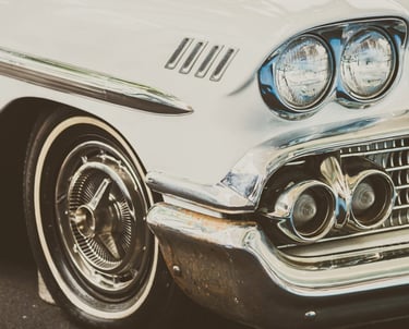 Face avant Cadillac intérieur restauré par ADR Sellerie 